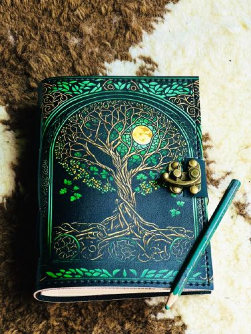 Printed Leather Journal