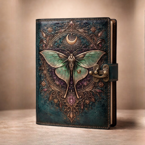 Printed Leather Journal