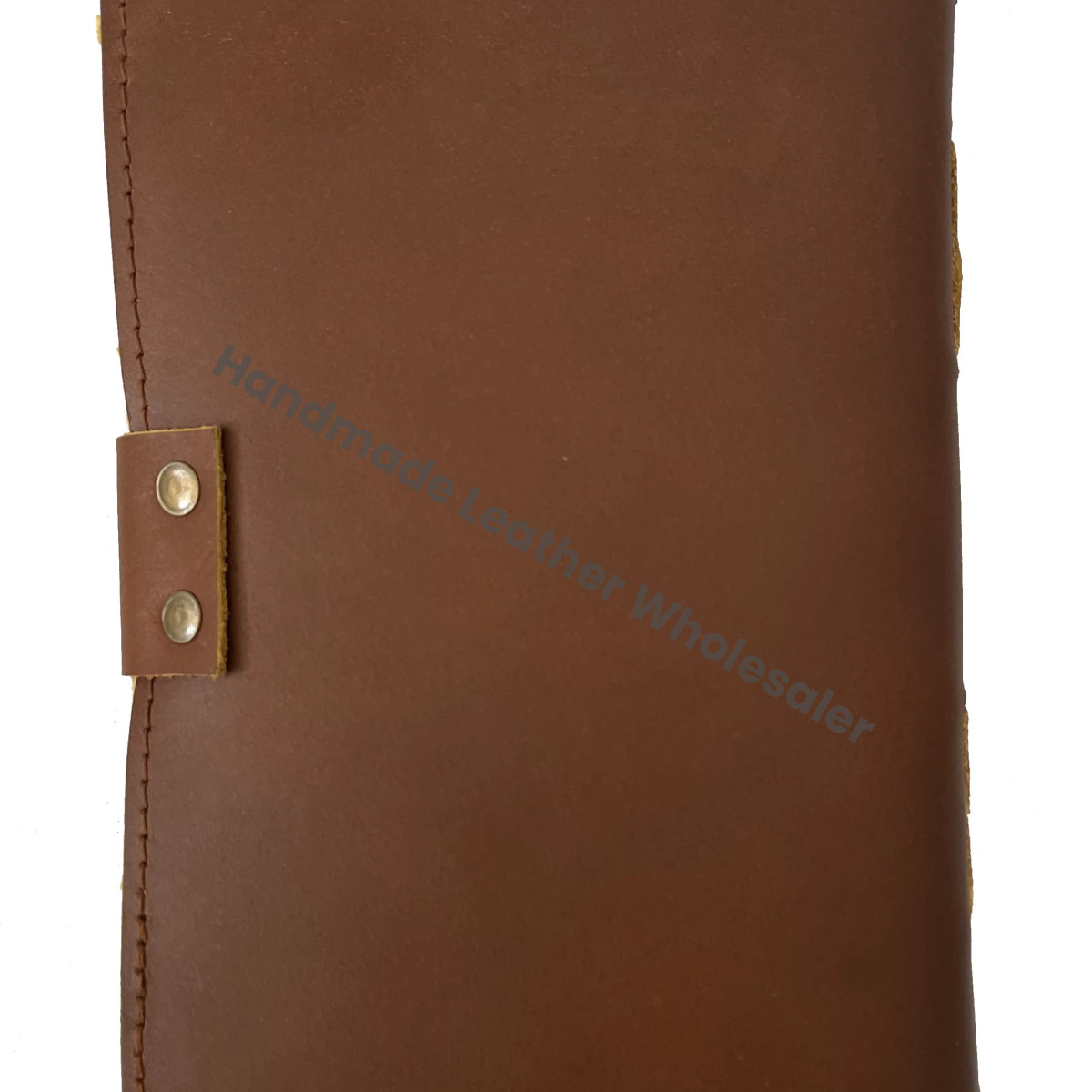 Antique Design Personalized Vintage Leather Hardcover Loose-Leaf Diary with Custom Logo and Packaging