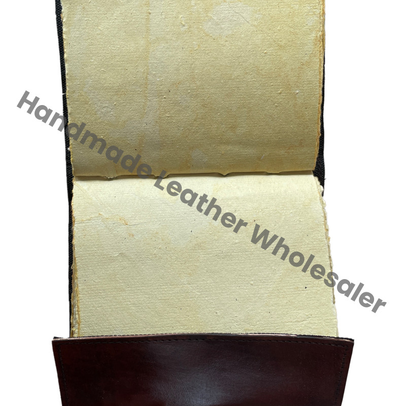 Antique Handmade Deckle Edge Paper Cross Eye Brown Vintage Leather Journal Sketchbook Book Wiccan Journals Notebooks Charmed