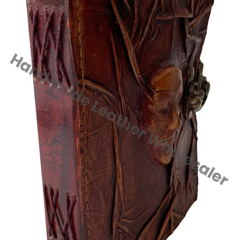 Antique Horror Leather Journal Handmade Vintage Brown Journal Blank Book Notebook Sketchbook Diary Personalized Journal