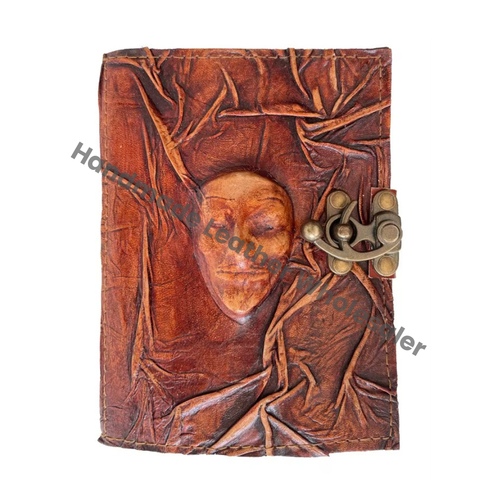 Antique Horror Leather Journal Handmade Vintage Brown Journal Blank Book Notebook Sketchbook Diary Personalized Journal