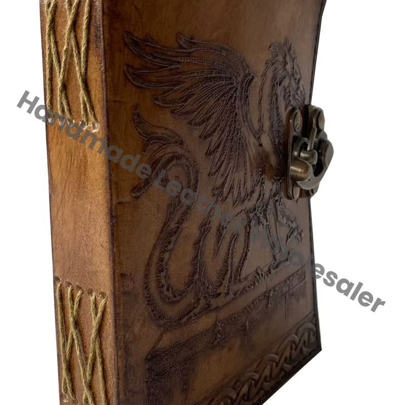 Antique Leather Journal Spell Book of Shadows With C Lock Embossed Handmade for Gift Travel Organizer Planner books