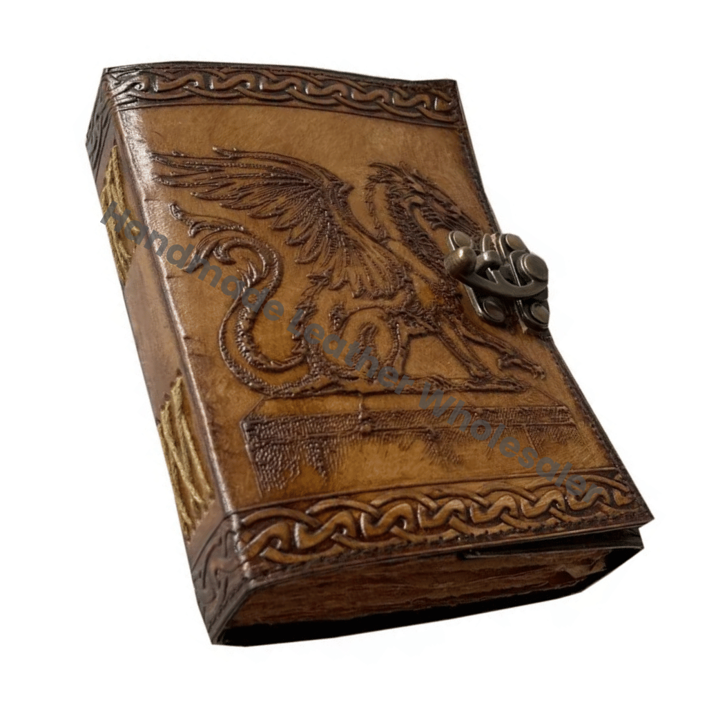 Antique Leather Journal Spell Book of Shadows With C Lock Embossed Handmade for Gift Travel Organizer Planner books