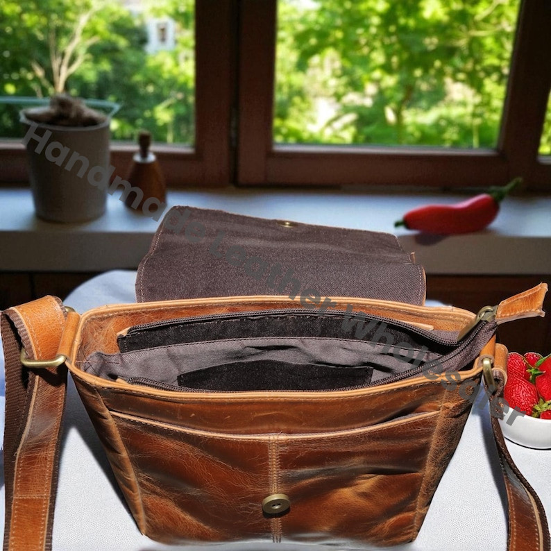 Boho Leather Fringe Crossbody Bag – Heart & Stone Embossed Purse, Handmade Western Festival Tote, Gypsy Hippie Shoulder Bag Gift