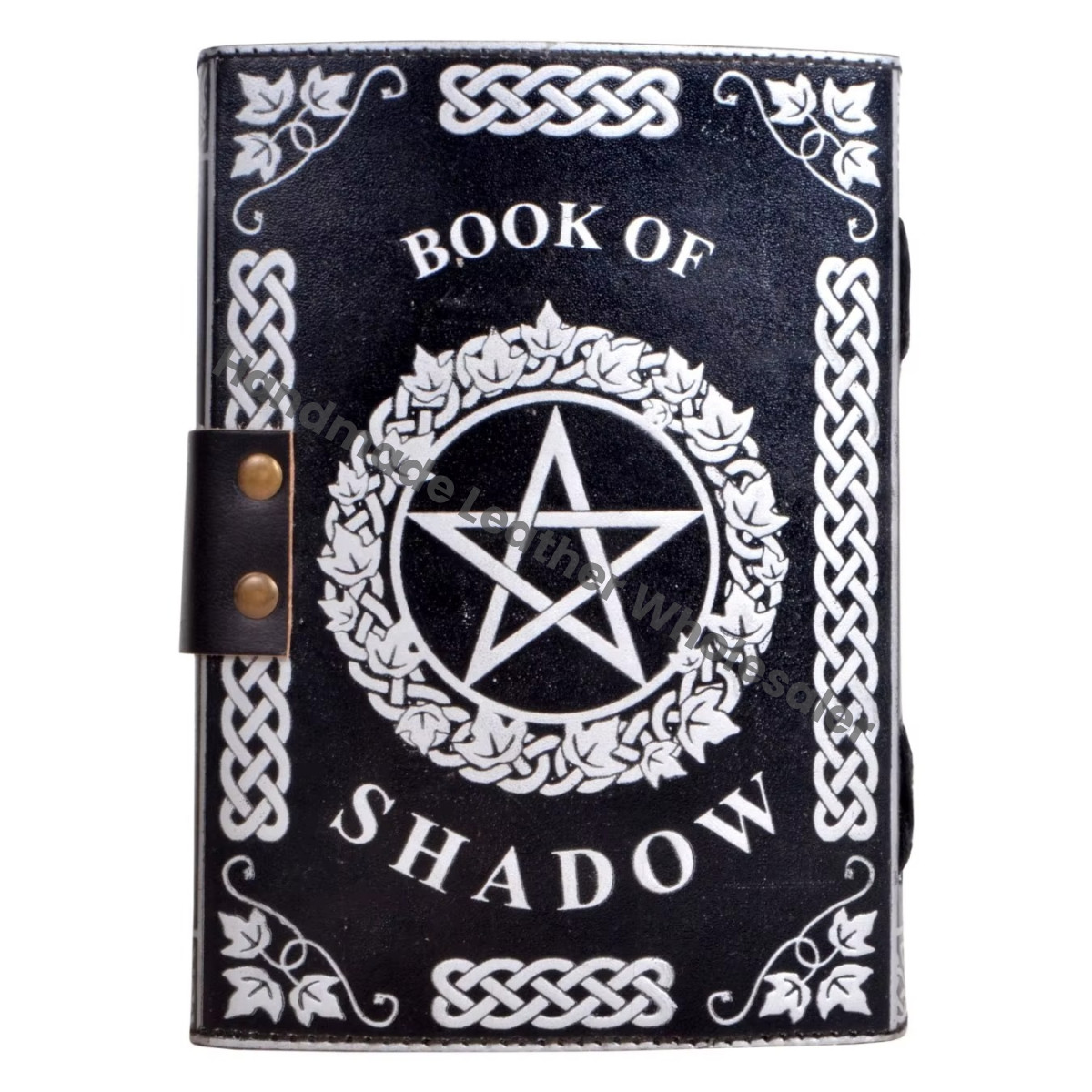 Book of Shadows Printed Silver with Black Hardcover Wholesaler Notebooks Classic Vintage Spell Books Sketchbook Gift for Women