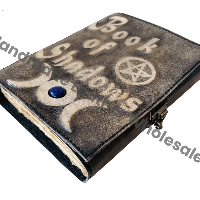 Book of Shadows Spell Book Prayer Notebook Vintage Leather Journal Witchcraft Books Wiccan Journal Handmade Blank Poetry Diary