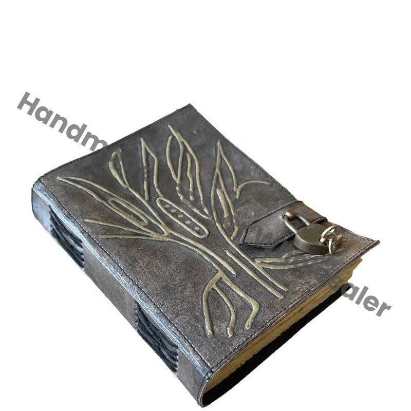 Book Shadows Hardcover Tree Life Notebooks Classic Vintage Spell Sketchbook Gift Women Artist Diary Planner Lock Spiral Paper