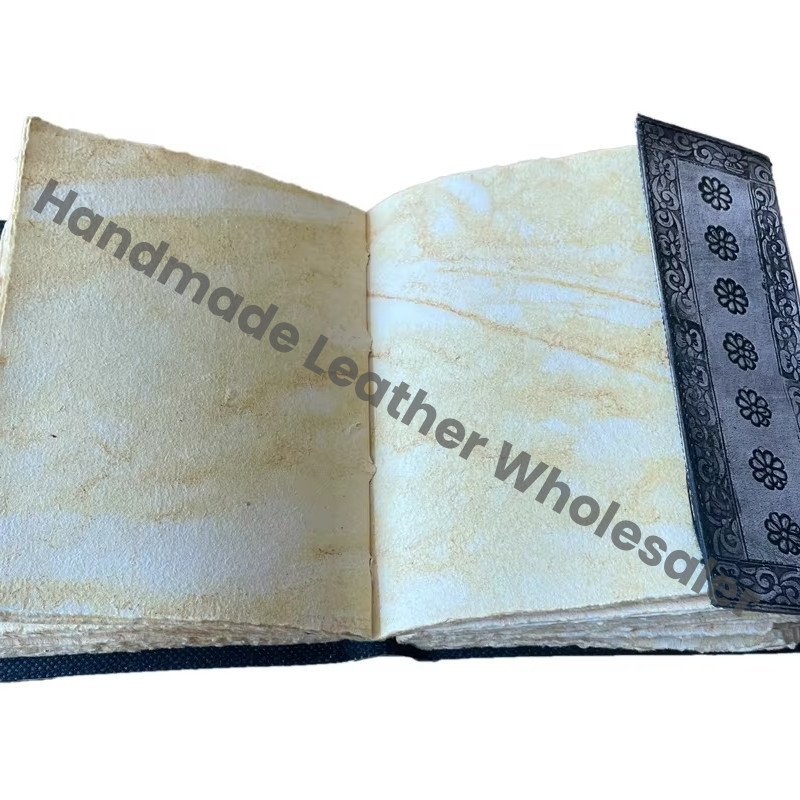 Book Shadows Leather Hardcover Notebook Classic Antique Vintage Spell Sketchbook Gift Women Artist Diary Planner Custom Logo