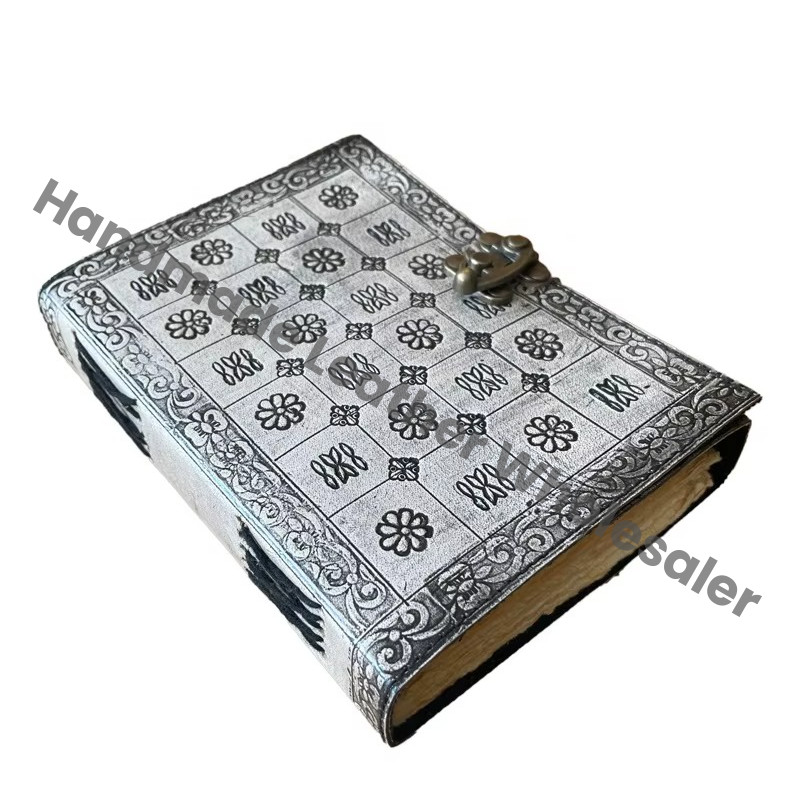 Book Shadows Leather Hardcover Notebook Classic Antique Vintage Spell Sketchbook Gift Women Artist Diary Planner Custom Logo