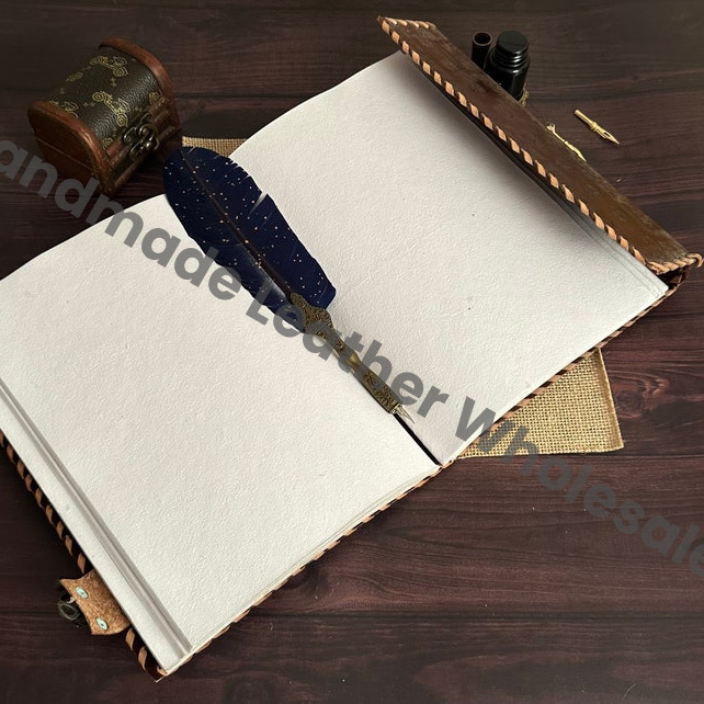 Celtic Dragon Embossed Leather Journal, Handmade Writing Notebook