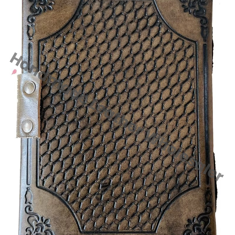 Charcoal Tree Vintage Antique Hand Embossed Diary Personal Organizer Tree of Life Travel Regular Leather Journal Handmade