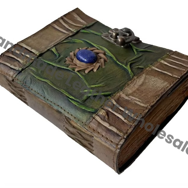 Chocus Pocus Genuine Leather Handmade Eco-friendly Address Book Thermal Binding Custom Logo Antique Design Gift