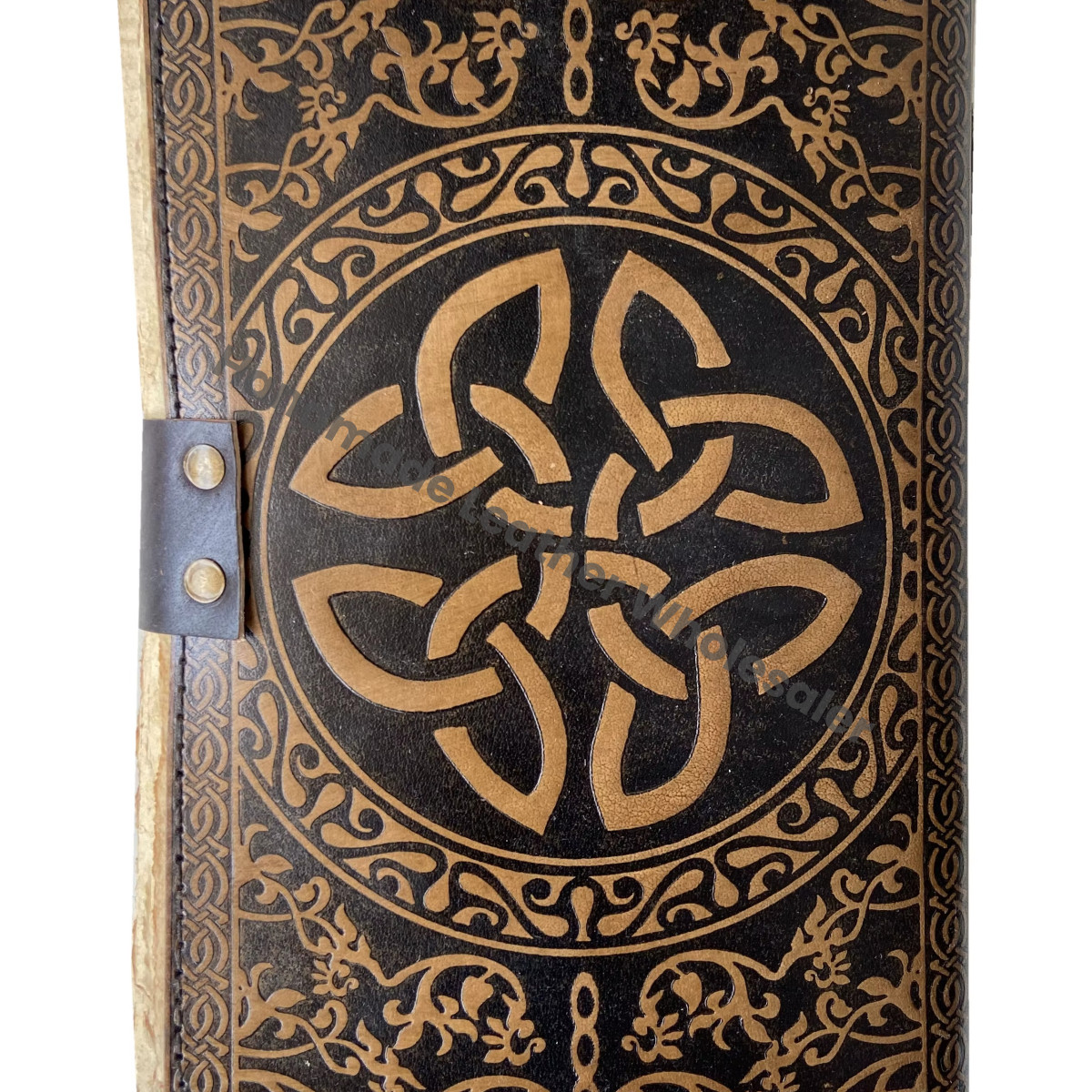 Creative Custom Hardcover Genuine Leather Notebook Eco-Friendly Paper Seven Stone Constellation Cover Happy Planner