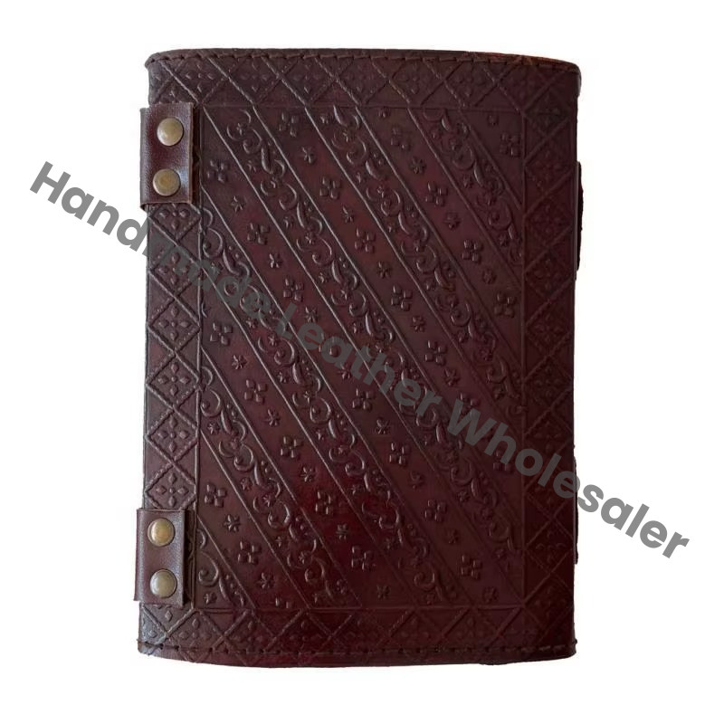 Creative Custom Logo Genuine Leather Hardcover Notebook Eco-friendly Paper Constellation Happy Planner Daily Gift Bound Journal