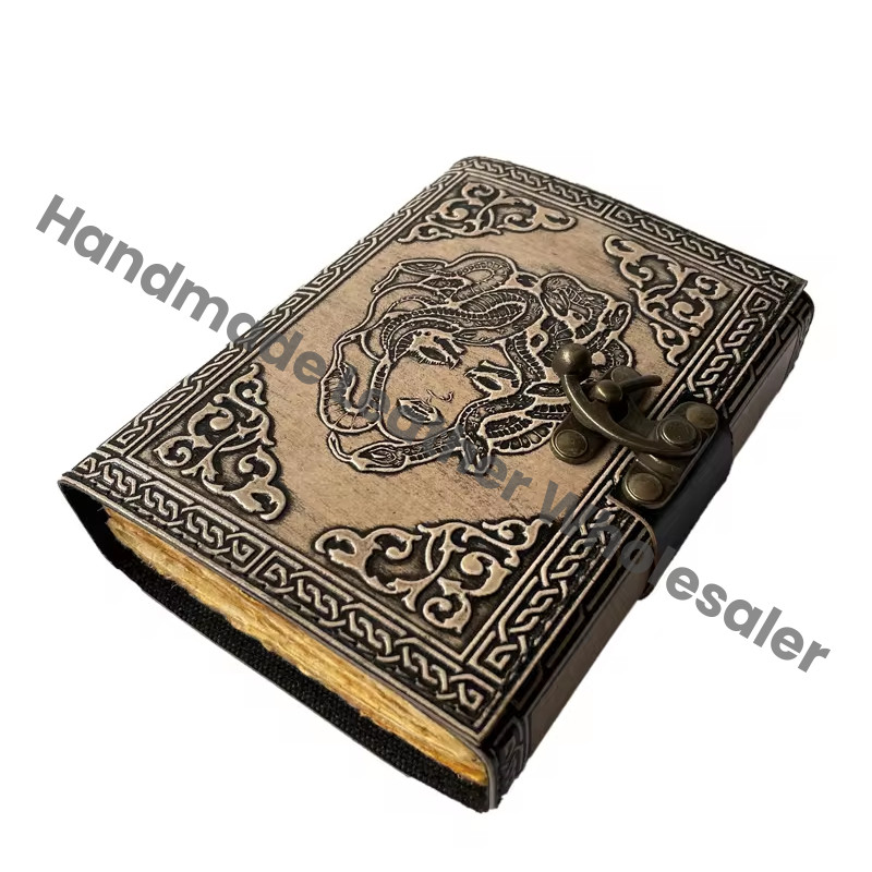 Custom Celtic Leather Hardcover Journal with Recyclable Handmade Paper Travel Notebook for Artists Students Best Gift