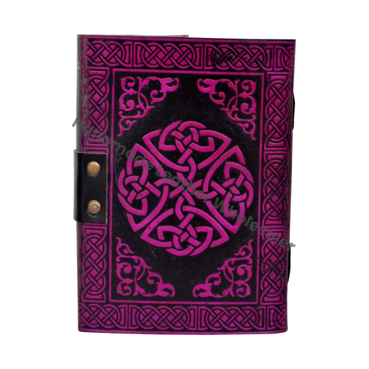 Customized Organizer Handcraft Buddha Leather Journal Embossed Handbook Notebook Organizer Diary Vintage Bound Journals