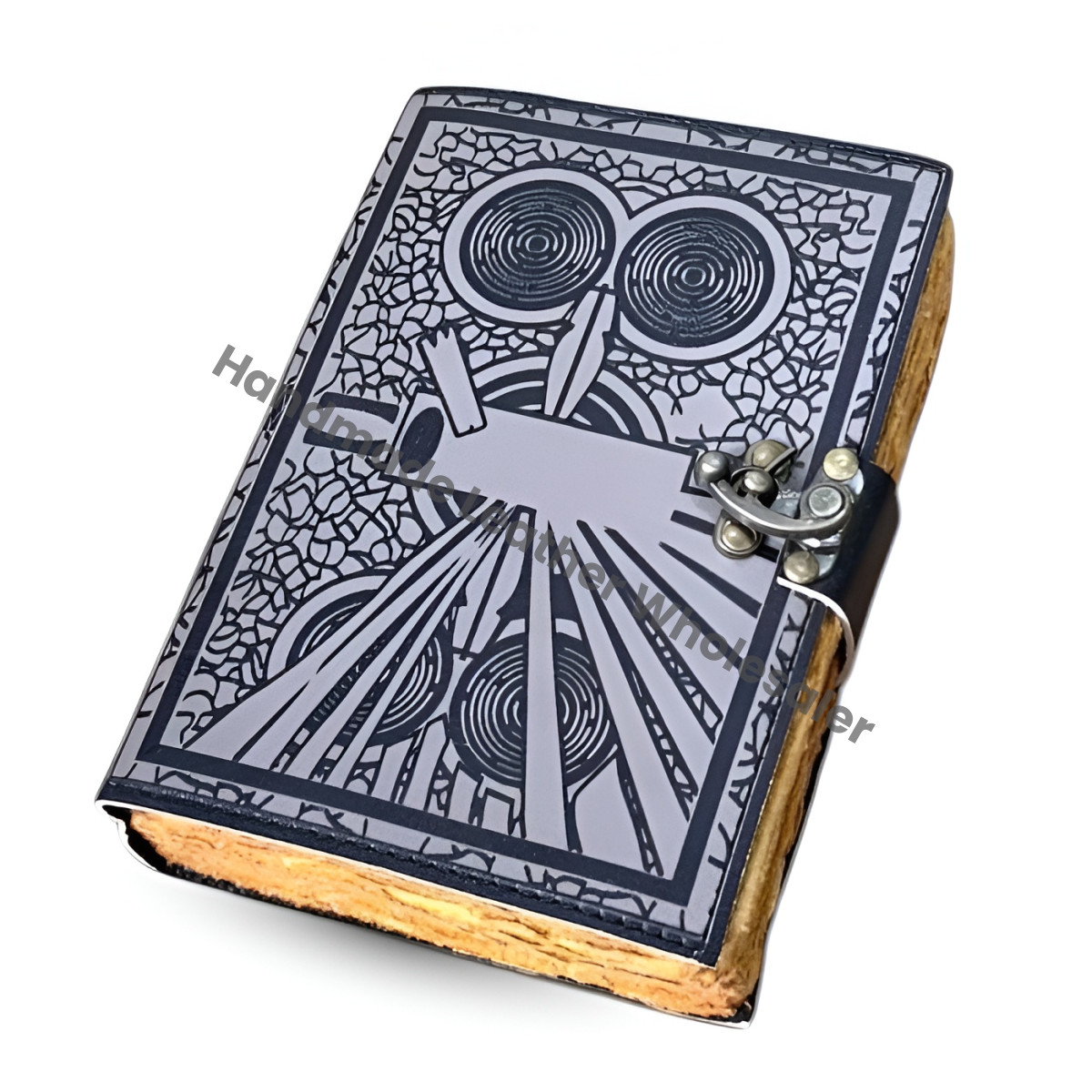 Darkhold Leather Grimoire Journal: Darkhold Book of Shadows, Blank Spell Book