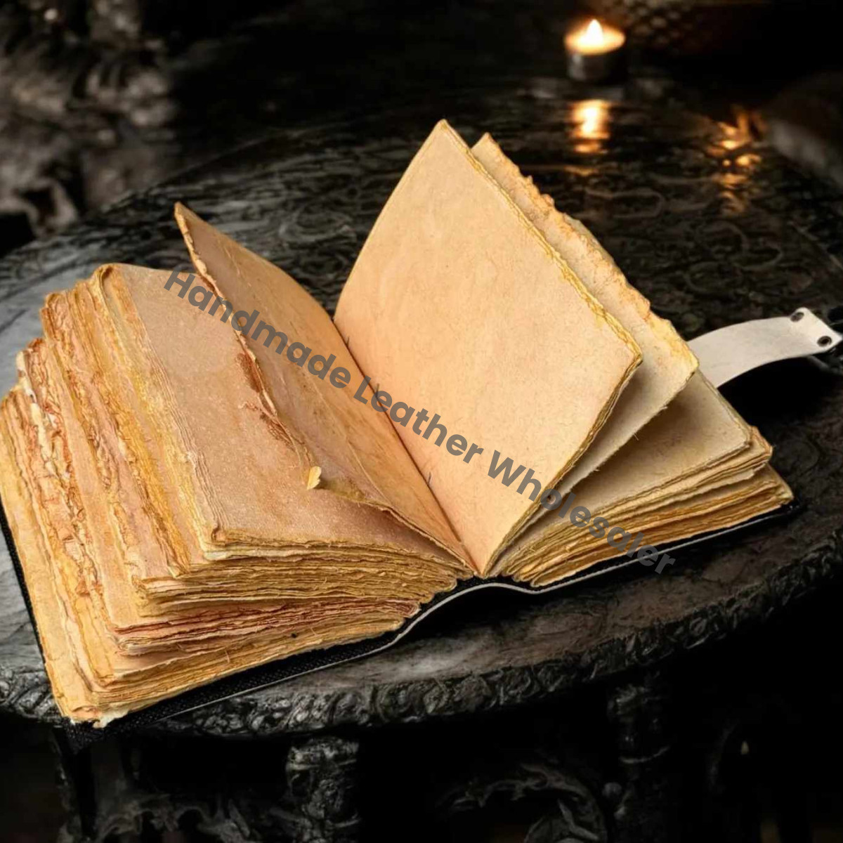 Doors of Durin Leather Journal: Tolkien Lord of the Rings Notebook