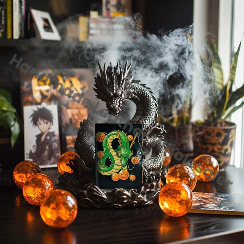 Dragon Ball Z Leather Journal: Shenron Embossed Anime Sketchbook