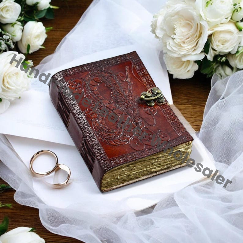 Dragon Ball Z Shenron Embossed Leather Journal: Handmade Grimoire