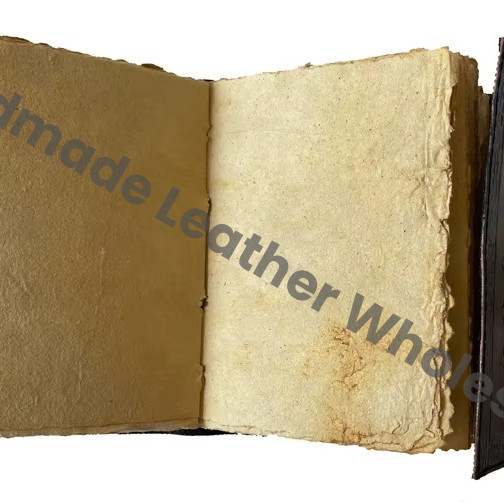 Dragon Moon Vintage Lock Handmade Leather Hardcover Journal with Eco-friendly Paper Custom Logo Gift Option-Travel Drawing Diary