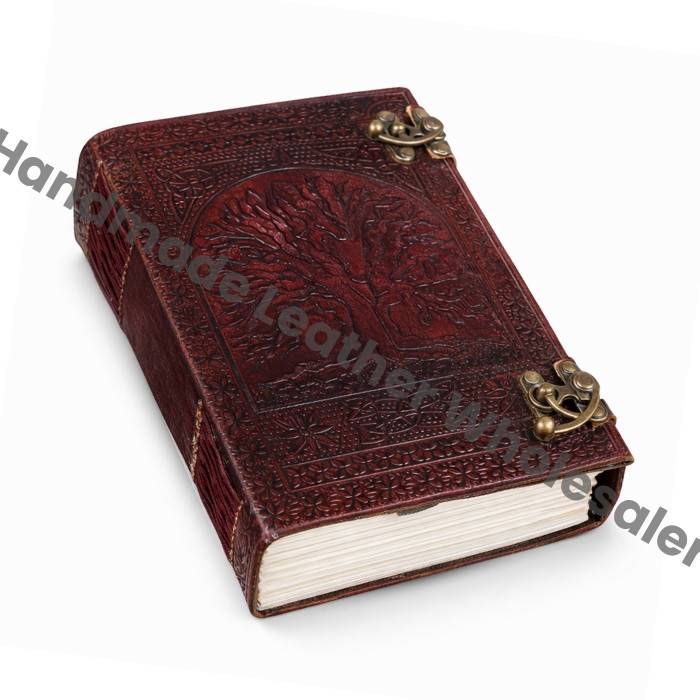 Embossed Tree of Life Leather Journal