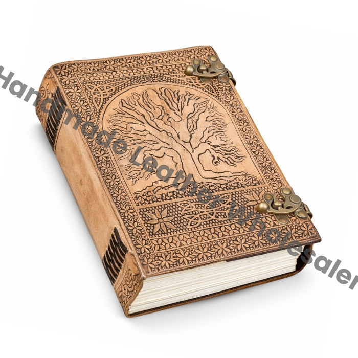 Embossed Tree of Life Leather Journal