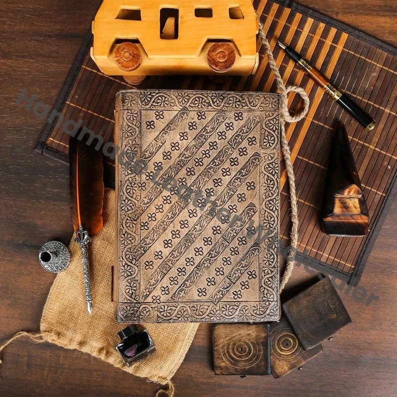 Embossed Tree of Life Leather Journal