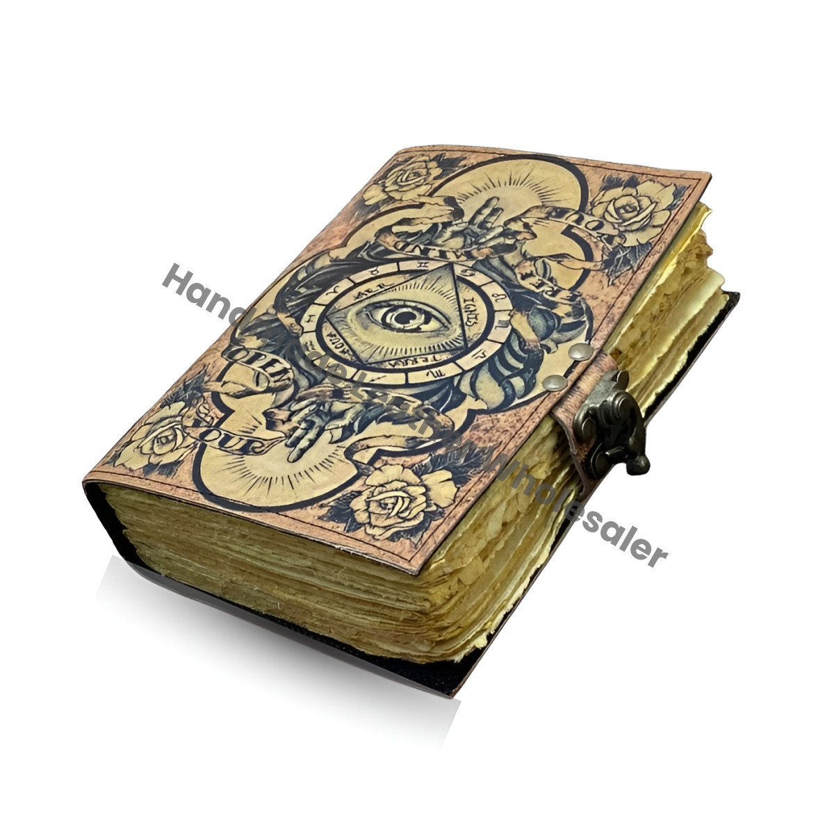 Evil Eyes Grimoire: Gothic Book of Spells, Deckle Edge Journal