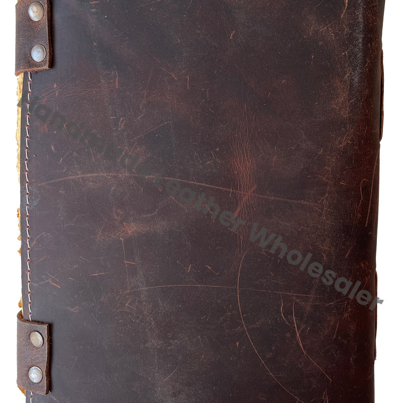 Eye Hocus Pocus Book Spell Hardcover Leather Printed Notebook Recycle Blank Water Color Spiral Custom Sketchbook Bag Cover Gift