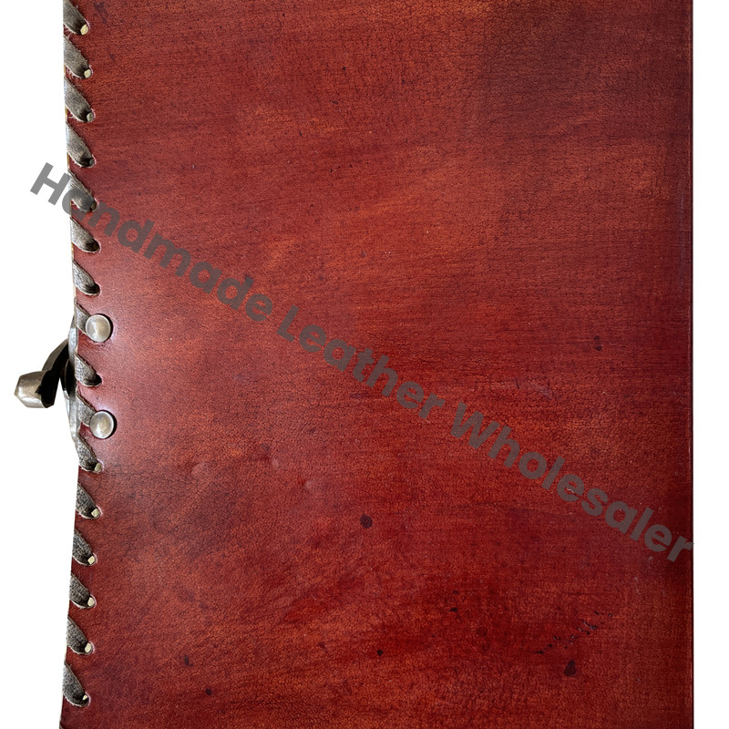 Fairy Moon Leather Journals Antique Charcoal Embossed Vintage Grimoire Large Pages Deckle Edge Paper Book Spell Sketchbook Gift