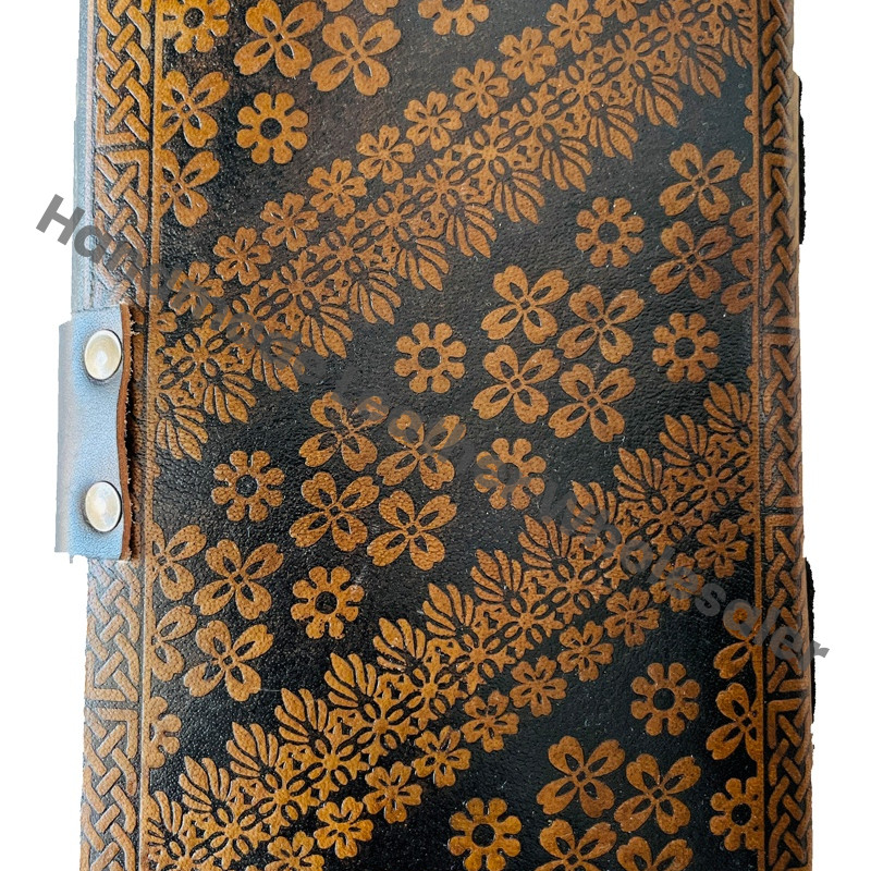 Fire Dragon Vintage Leather Journal for Women Large Book Shadows Sketchbook Recyclable Handmade Paper Charcoal Planner Gift