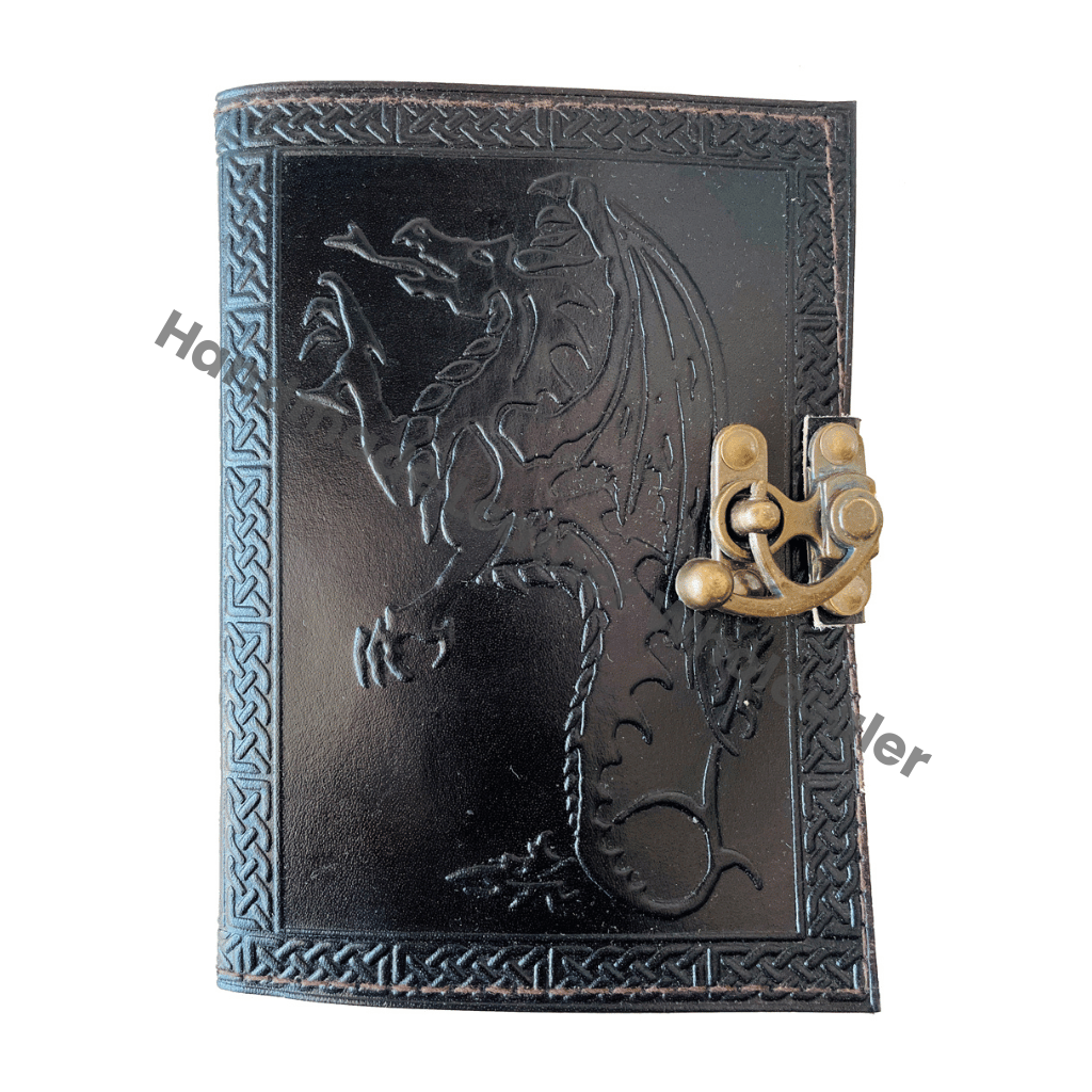 Fire Dragon Vintage Leather Journal Women Large Book Shadows Sketchbook Deckle Old Pages Bound Planner Books Gift Custom Logo