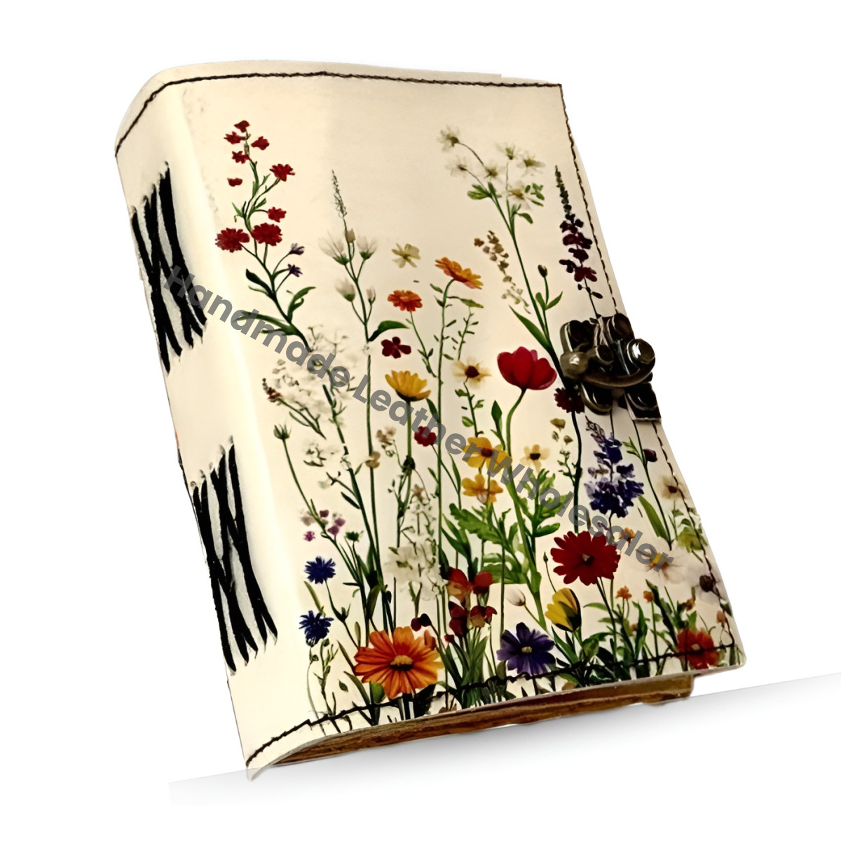 Flower Leather journal Vintage Sun Forest Grimoire Handmade Book of Shadows, Spell book Wiccan Pagan Gothic Magic Diary Gifts |