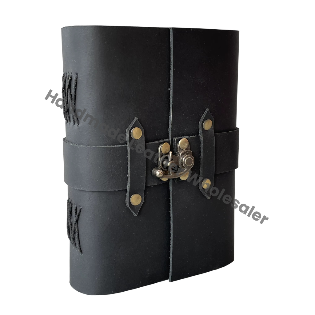 Genuine Leather Journal Handmade Key Bound Writing Customizable Notebook Antique Leather Book Shadows Unisex Unlined Deckle Edge