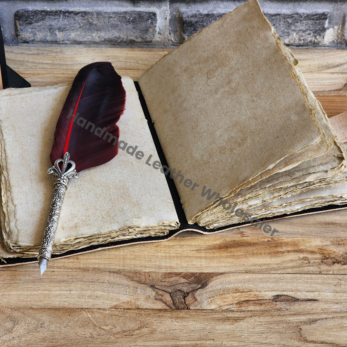 Green Man Leather Journal, Embossed Grimoire Notebook, Book of Shadows