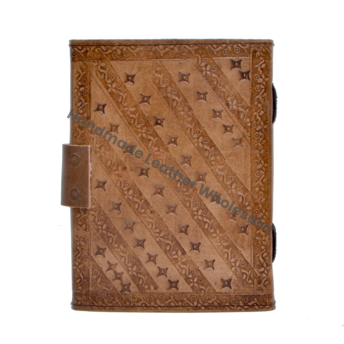 Grimoire Tree Man Handmade Leather Celtic Embossed Spiral Binding Gift Journal Notebook College Poetry Sketch Planner