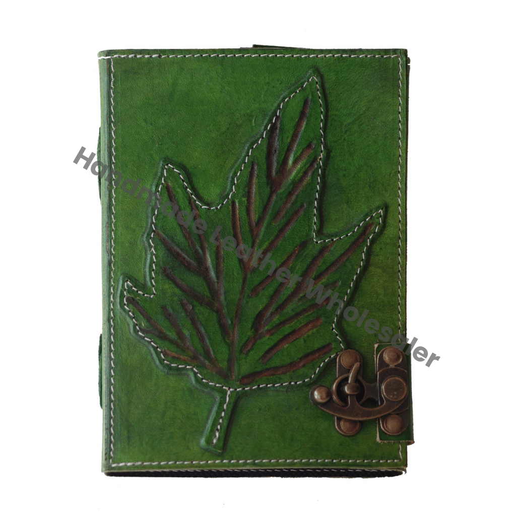 Handmade Antique Leather Hardcover Loose-Leaf Journal Sketchbook Notebook Planner Best Gift Unisex Diary