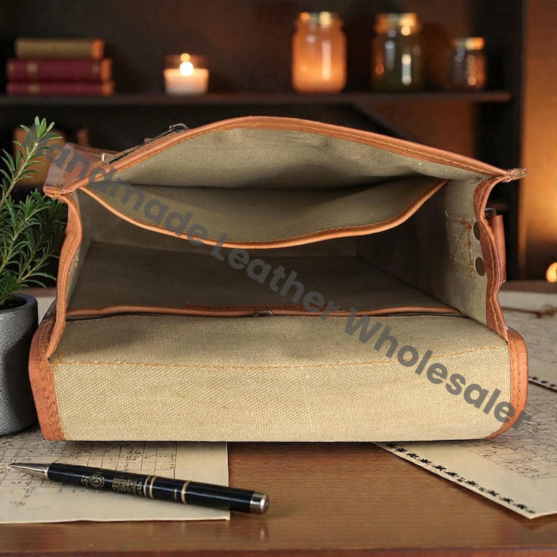 Handmade Brown Leather Backpack | Personalized Travel Laptop Bag