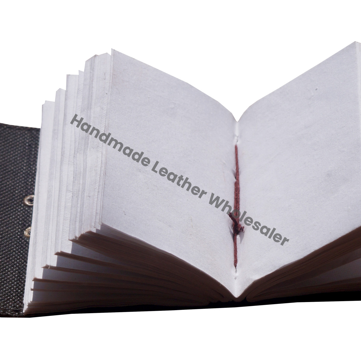 Handmade Embossed Single Stone Mini Sized Pocket Notebook Sketchbook Leather Journal Recyclable Handmade Deckle Paper C Gift