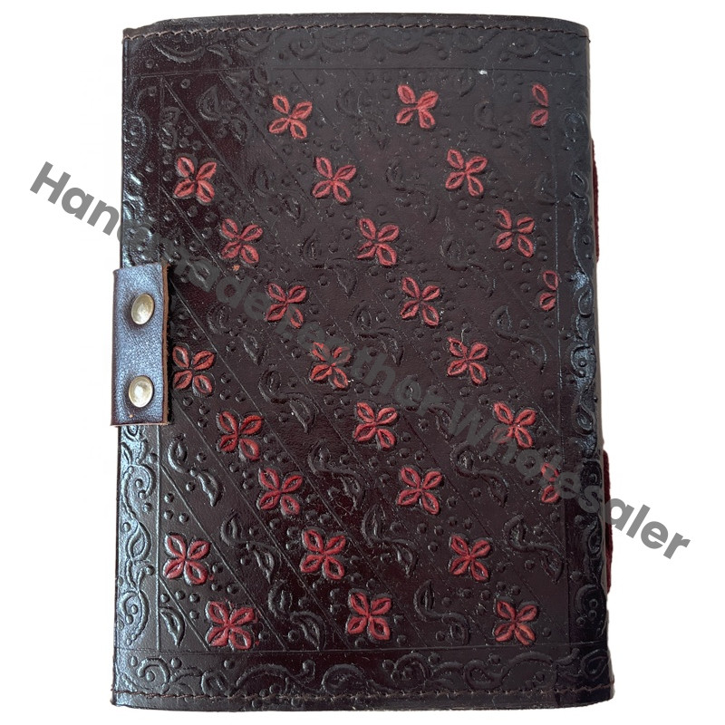 Handmade Genuine Leather Hardcover Journal Notebook | Vintage Refillable Leather Diary | Custom Logo