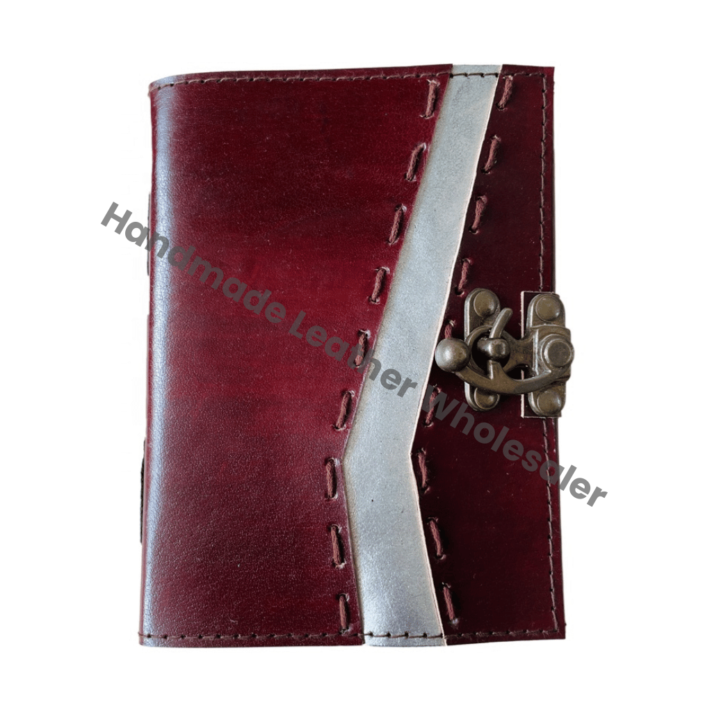 Handmade Leather Charcoal Thermal Binding Hardcover Personal Organizer Notebook Celtic Antique Design for Office Writing Gift