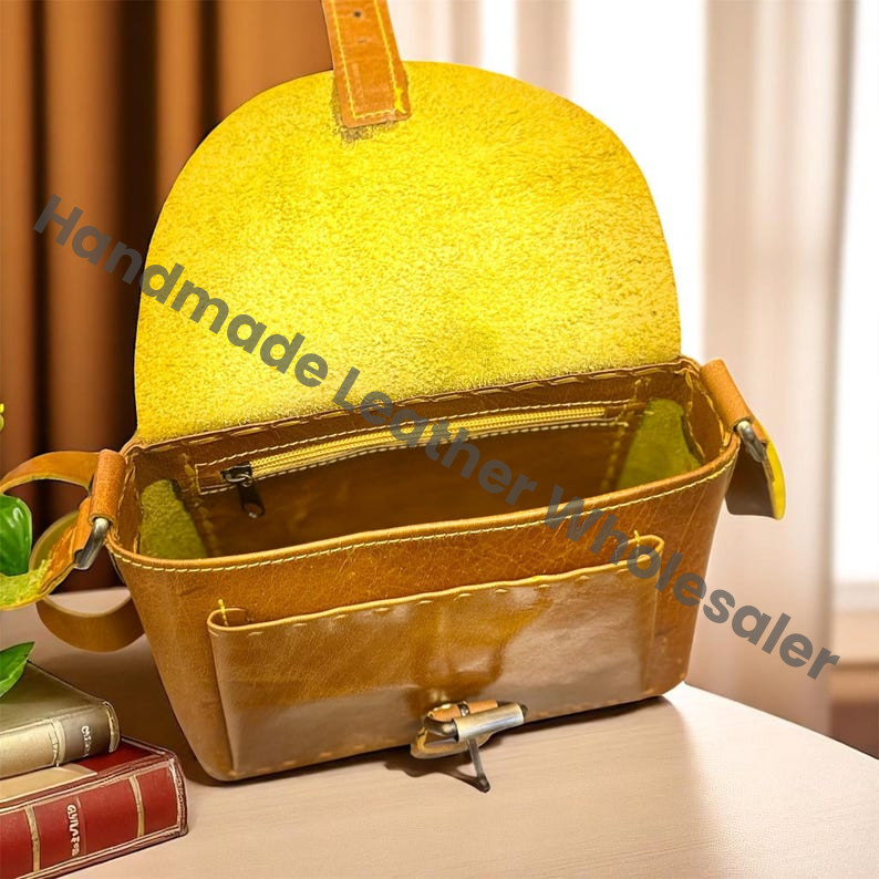 Handmade Leather Crossbody Bag – Boho Fringe Purse with Heart Embossed Design, Vintage Festival Western Gypsy Shoulder Bag, Unique Gift