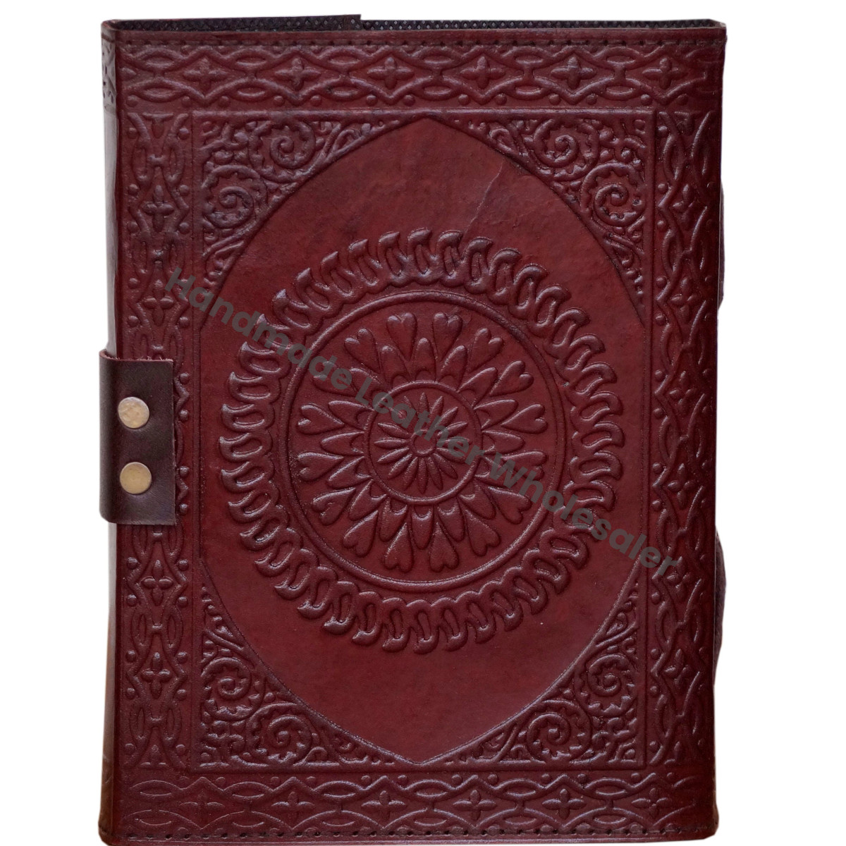 Handmade Leather Embossed Ouija Design Journal Book of Shadows Witch Craft Notebook & Sketchbook