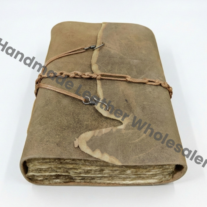 Handmade Leather Journal: Antique Blank Book of Shadows Grimoire