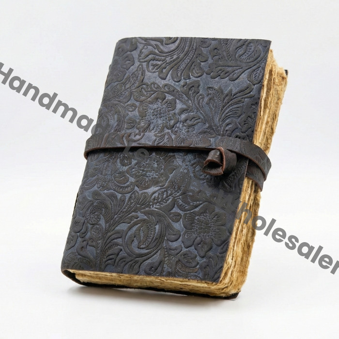 Handmade Leather Journal, Notebook, Travel Diary