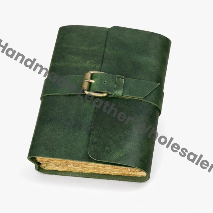 Handmade Leather Journal with Buckle | Vintage Spell Book Grimoire