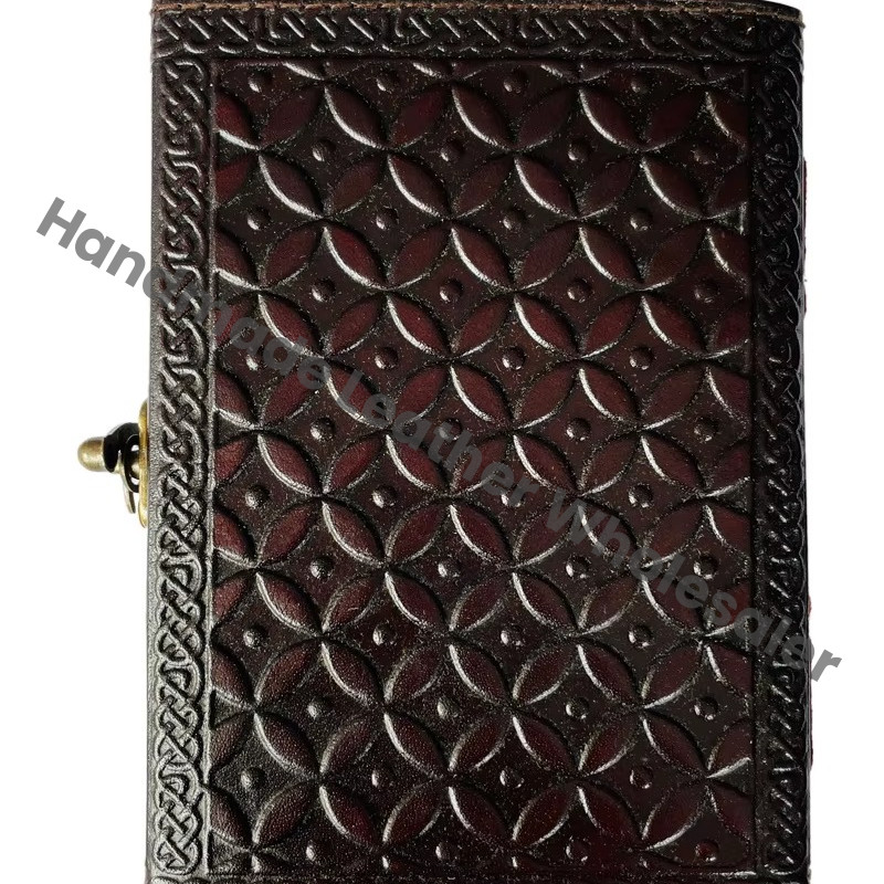 Handmade Leather Journal Writing Notebook Diary Thermal Binding Daily Notepad Men Women Unlined Artist Sketch Charcoal Gift