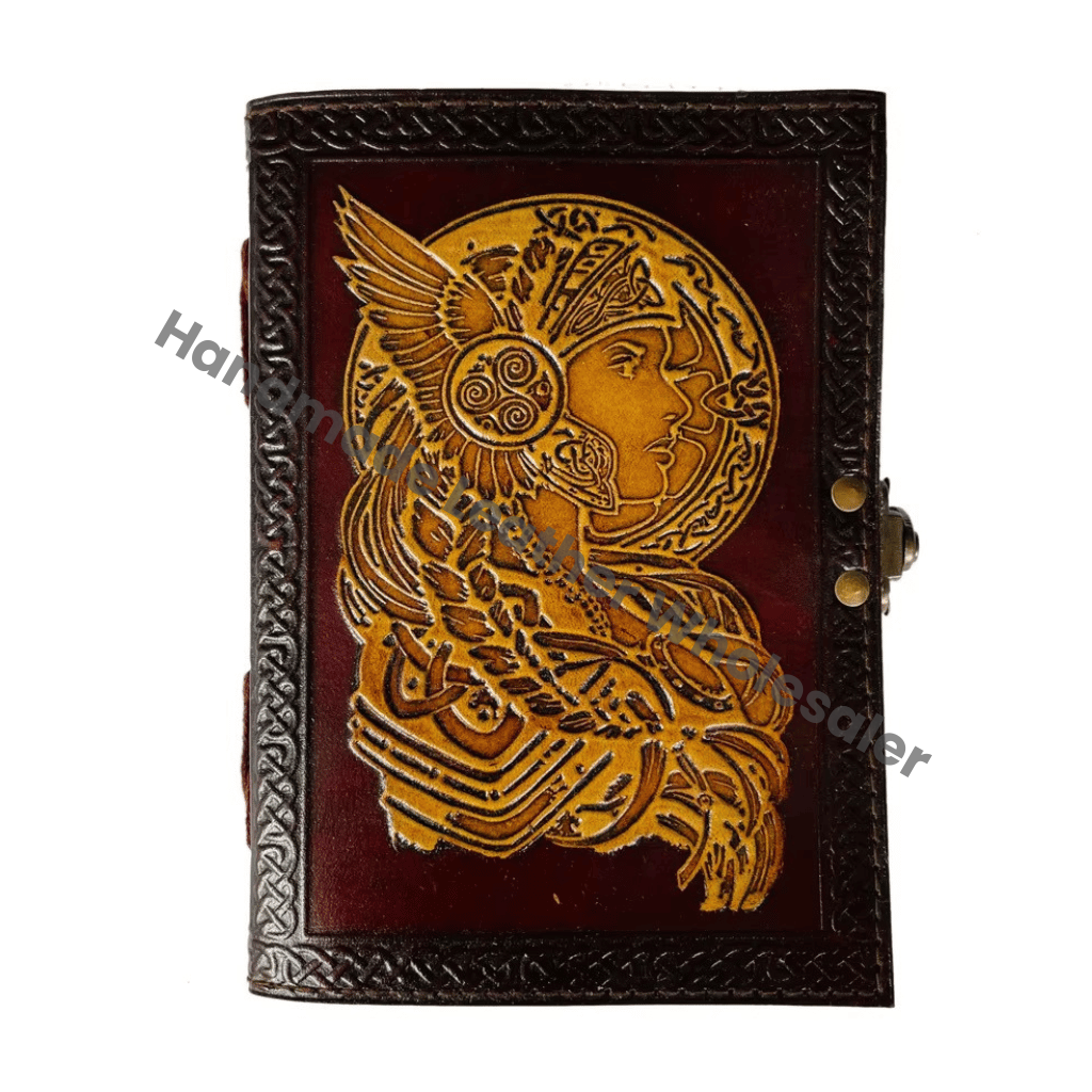 Handmade Leather Journal Writing Notebook Diary Thermal Binding Daily Notepad Men Women Unlined Artist Sketch Charcoal Gift